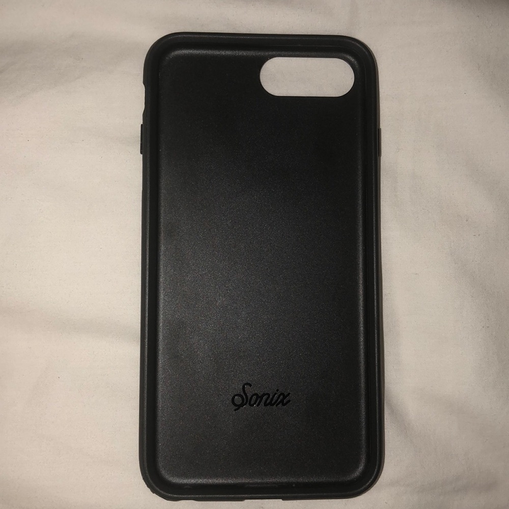 Sonix Black Faux Leather iPhone 8+ Case